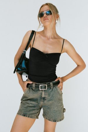 Lou Carpenter Denim Shorts Antique Wash