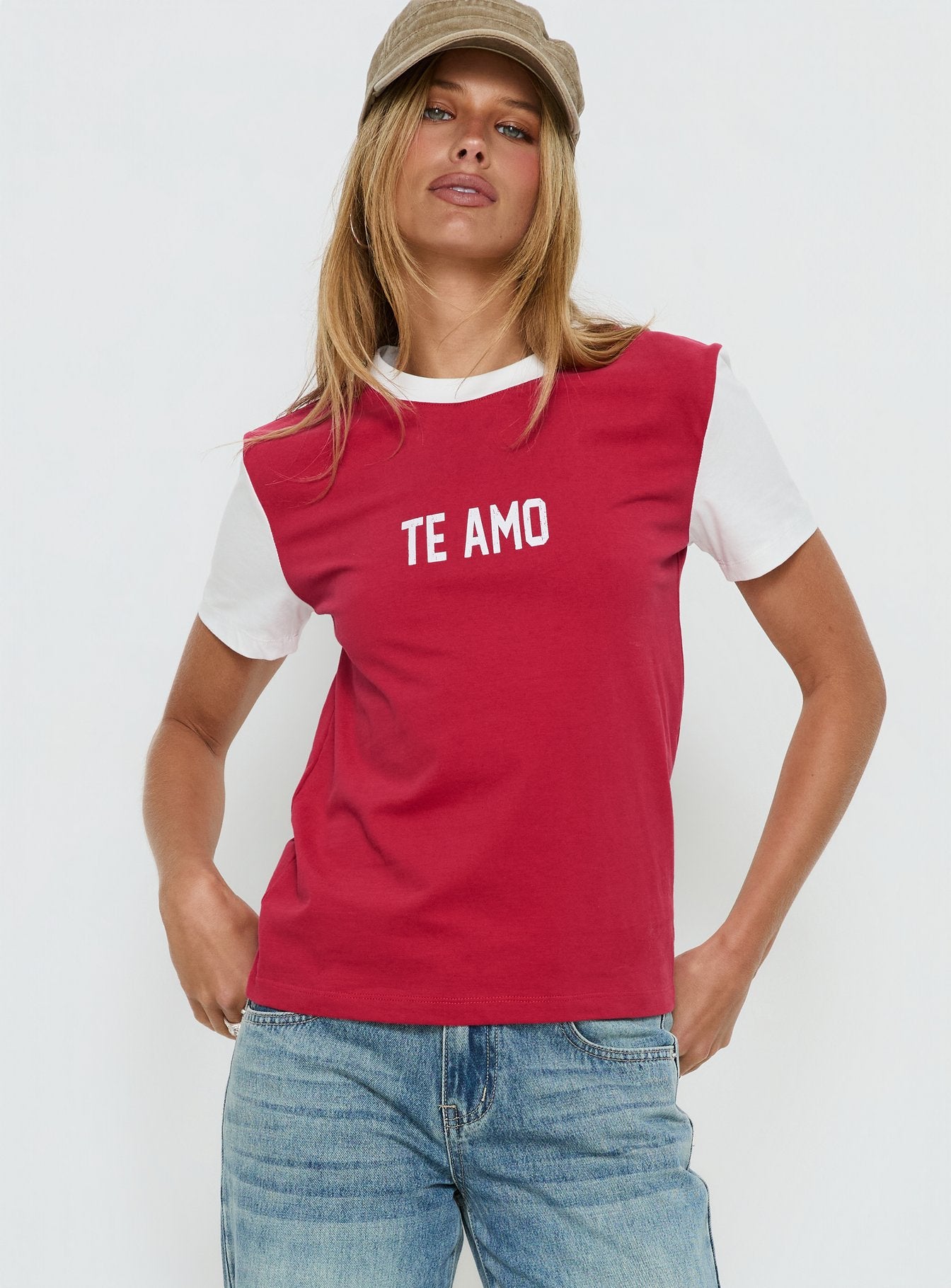 Te Amo Tee Crimson - Image 2