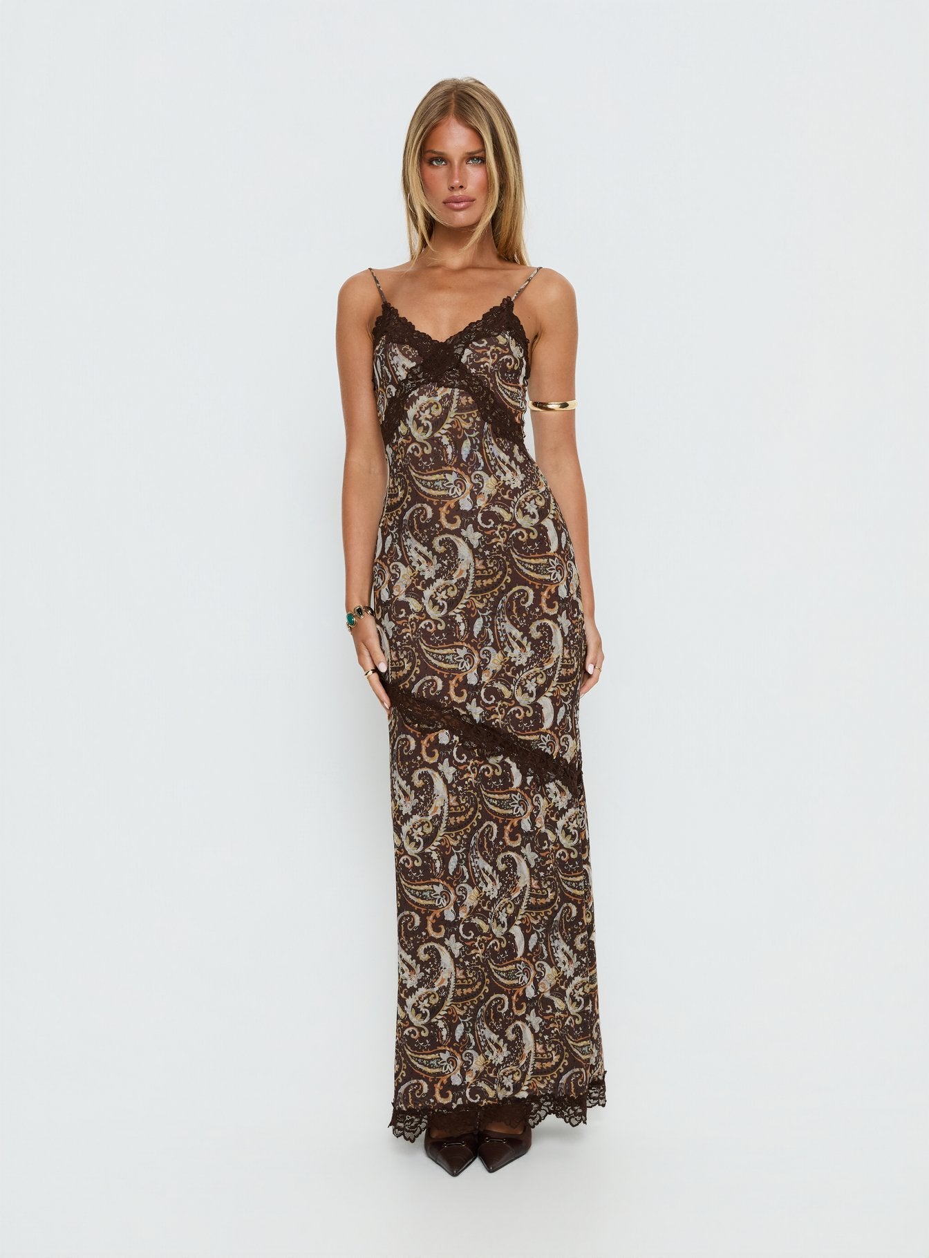 Musico Lace Maxi Dress Paisley - Image 2