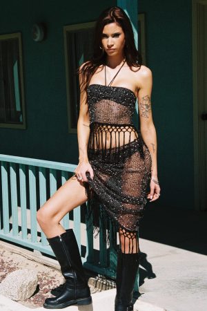 Alnet Maxi Skirt Black