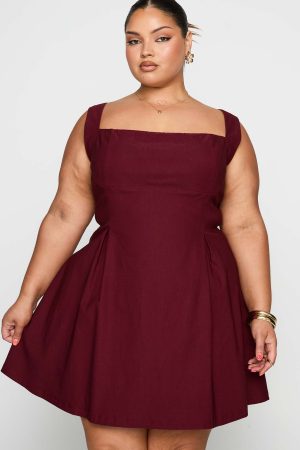 Xanthus Mini Dress Red Curve