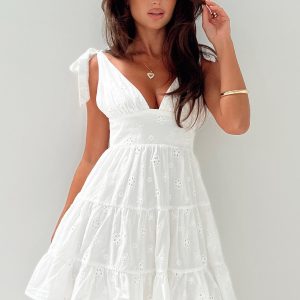 Galvis Mini Dress White Tall