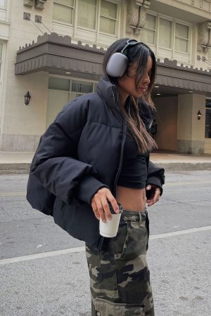 Abe Puffer Jacket Black