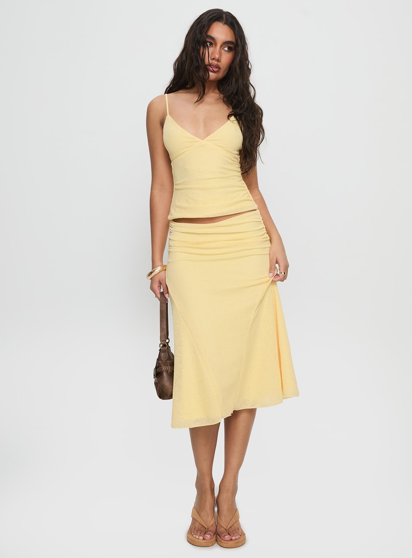 Zylen Cami Set Yellow - Image 2