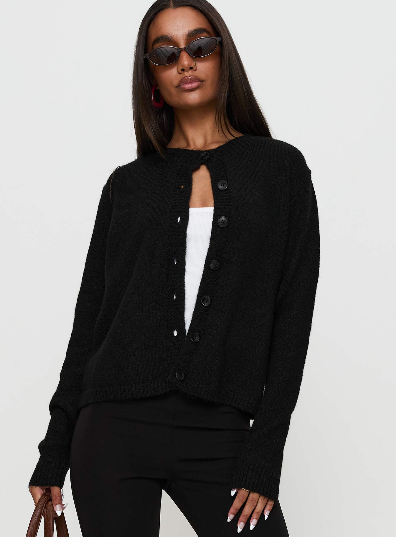 Denmark Cardigan Black - Image 2