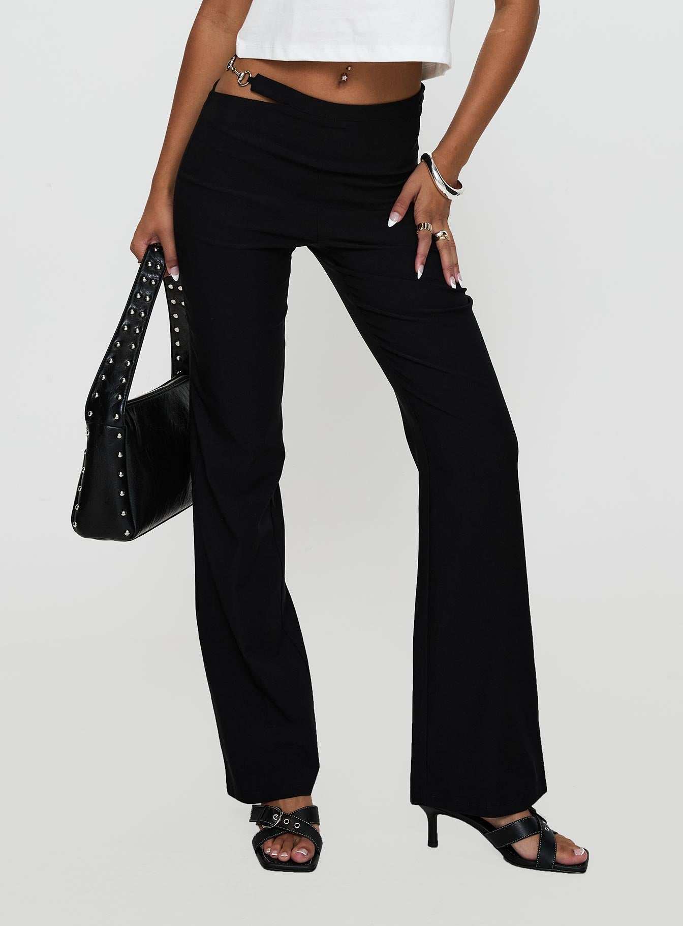 Eyes On You Flare Pants Black - Image 2