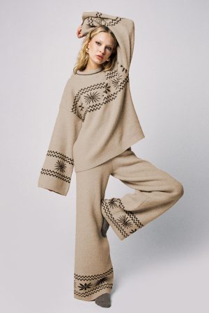 Anok Star Pants Brown / Cream