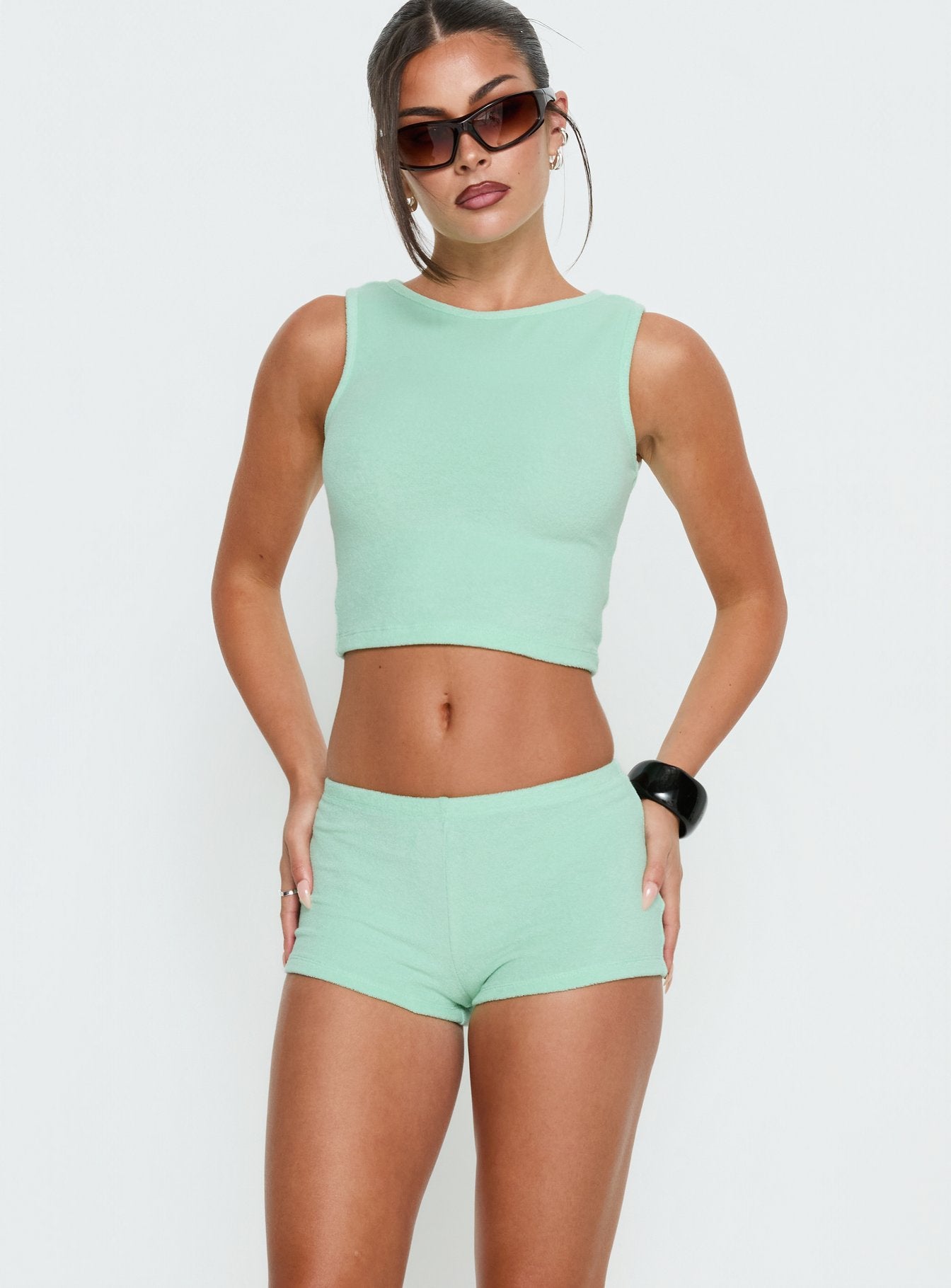 Henree Terry Set Mint Green - Image 2