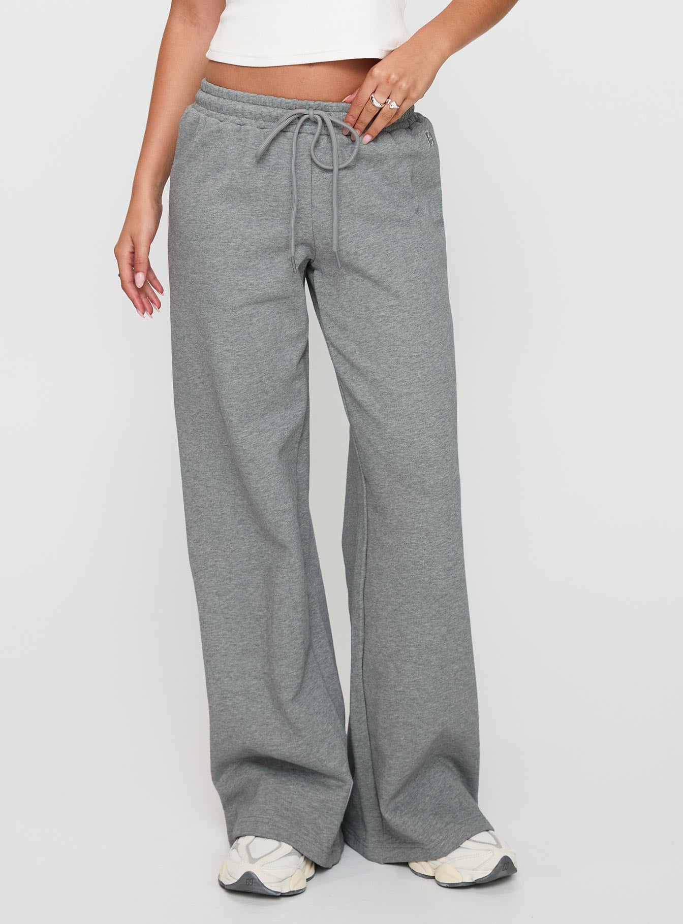 All Day Straight Leg Sweatpants Grey Marle - Image 2