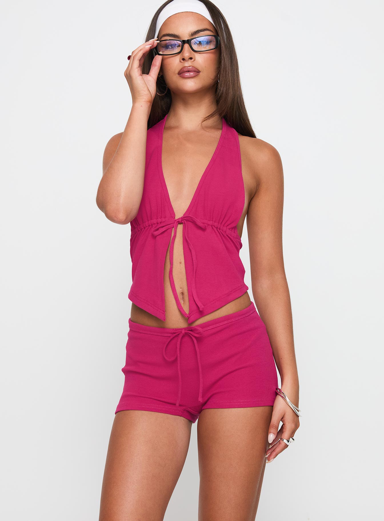 Gracious Low Rise Mini Short Pink - Image 2