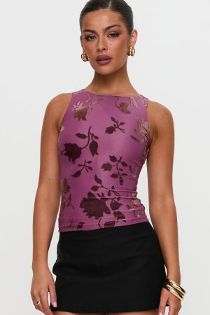 Angelical Top Purple