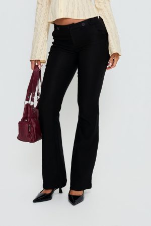 Dariana Flare Pants Black
