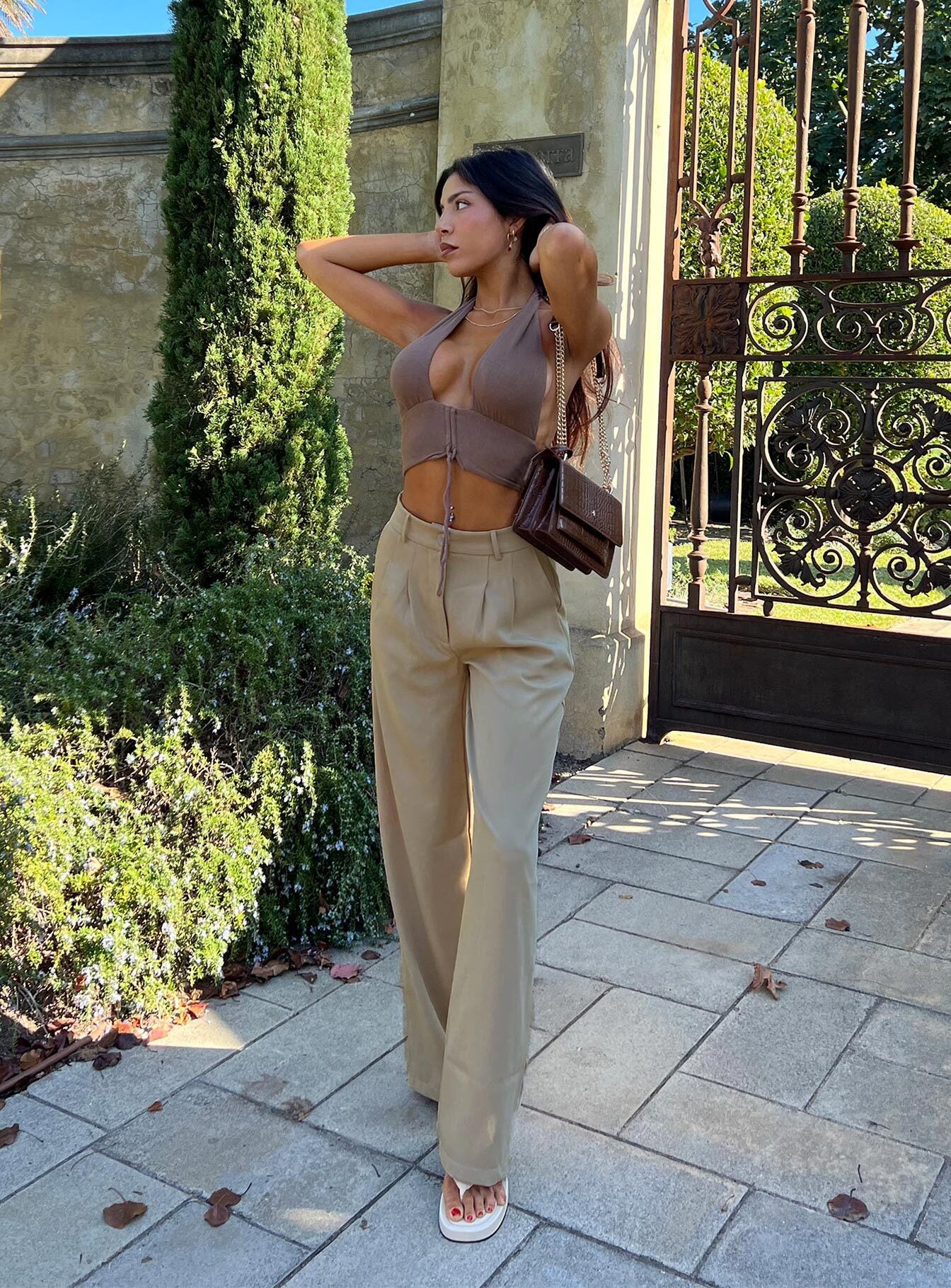 Archer Pants Taupe - Image 7