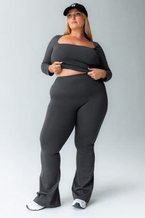 Integrity Activewear Yoga Pants Grey Curve