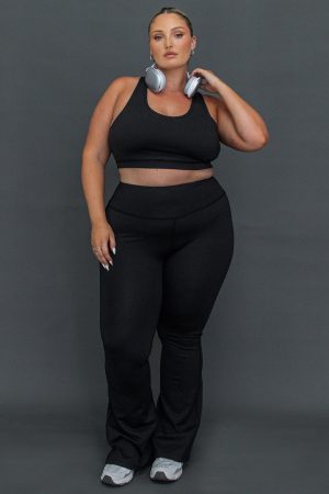 Integrity Activewear Yoga Pants Black Curve
