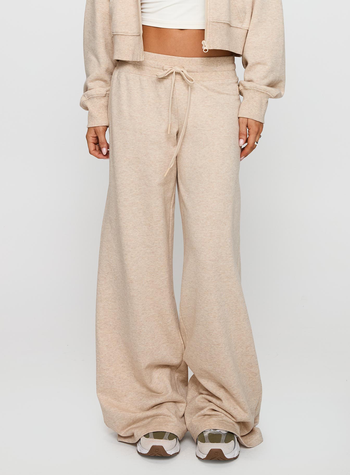 Mindful Low Rise Pant Oat Marle - Image 2