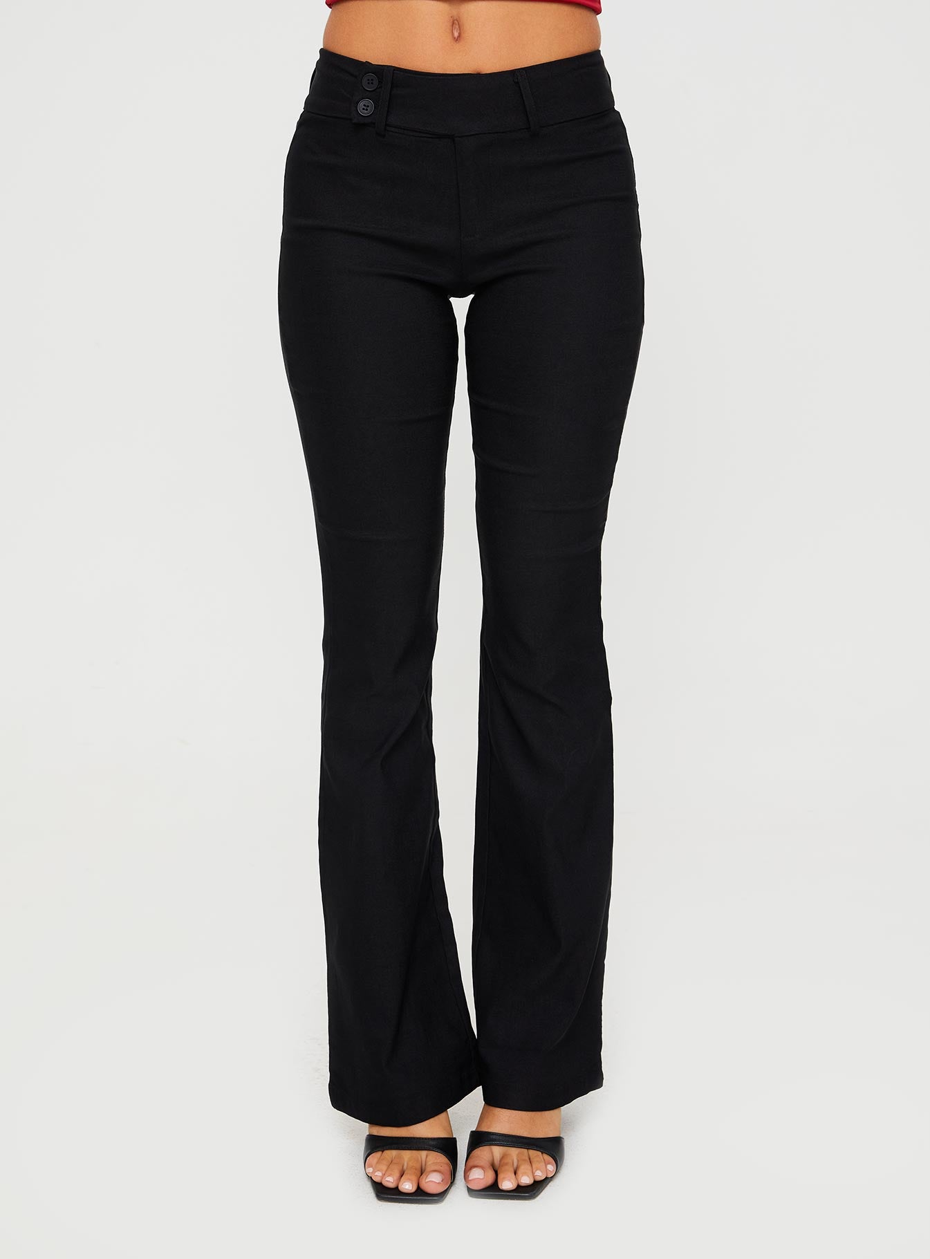 Kinkirk Flared Pants Black - Image 2