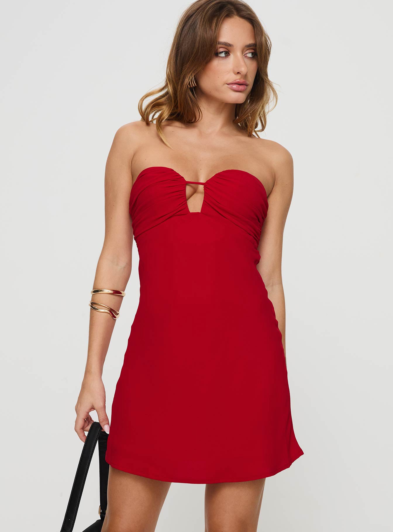Cyprian Mini Dress Red - Image 2