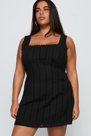 Dasha Mini Dress Black Curve