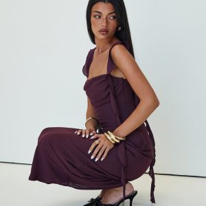 Lanai Maxi Dress Plum Petite