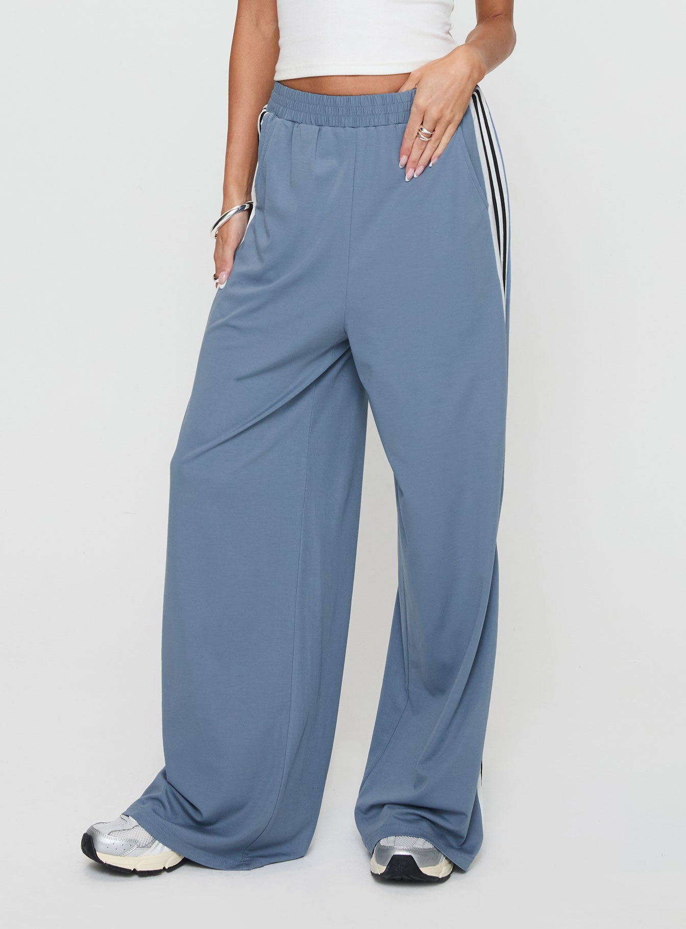 Dime Track Pants Blue - Image 2