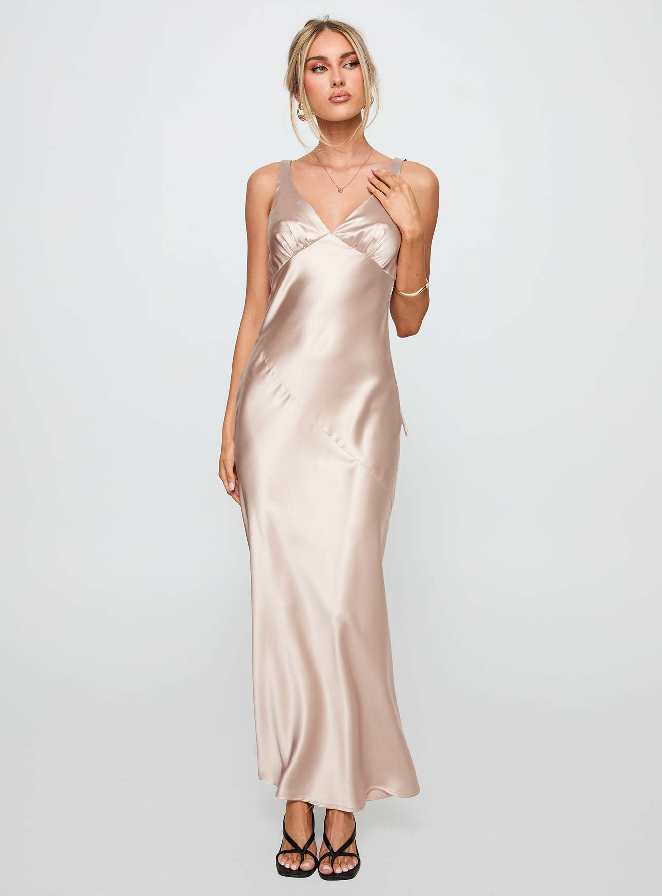 Northern Star Maxi Dress Champagne - Image 2