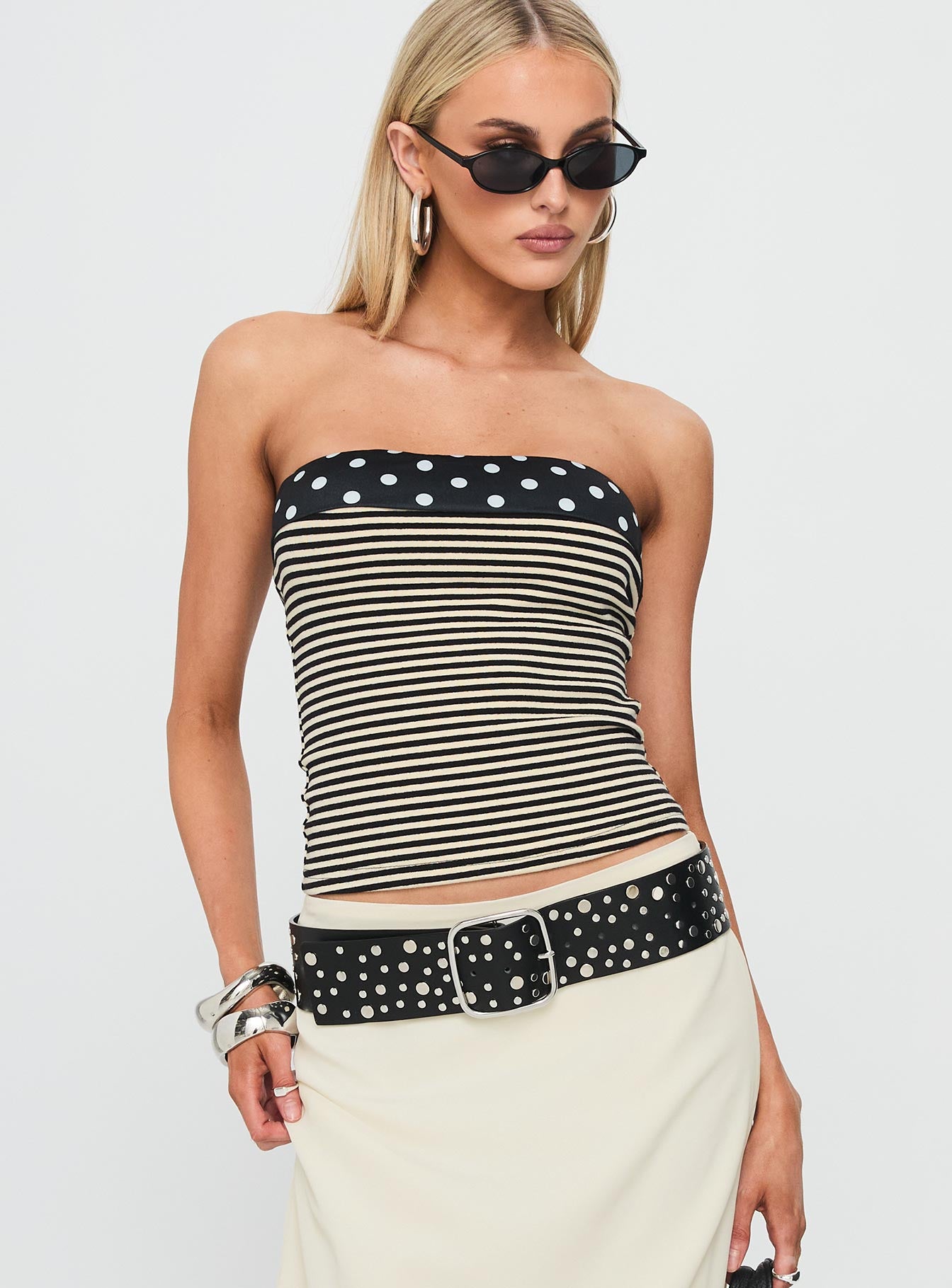 Virenna Strapless Top Multi - Image 2