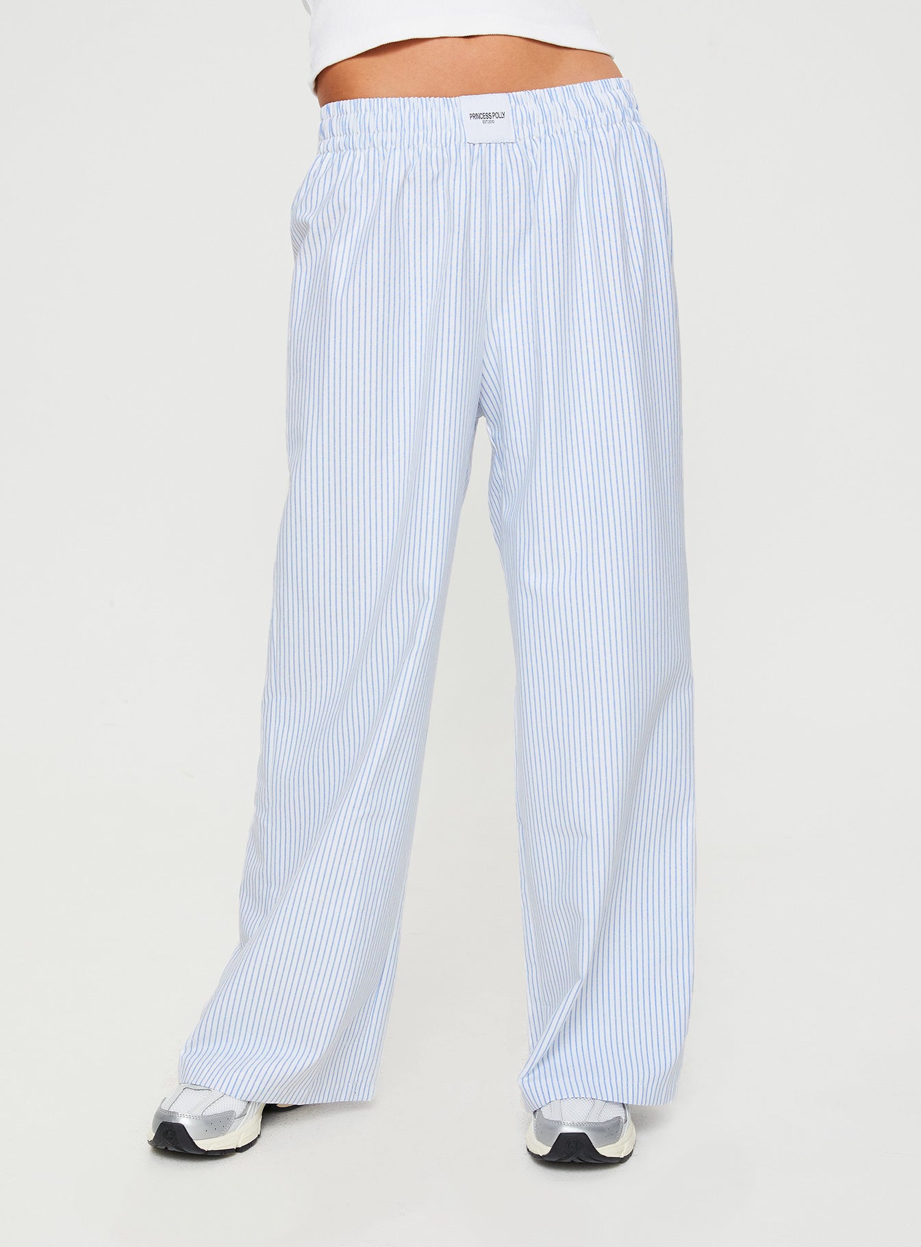 Beach House Pants Blue Stripe - Image 2