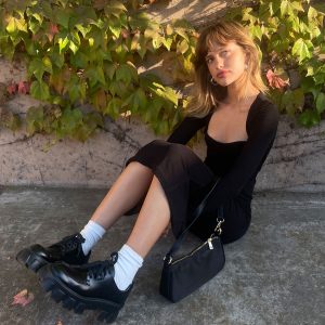 Nolan Midi Dress Black Tall