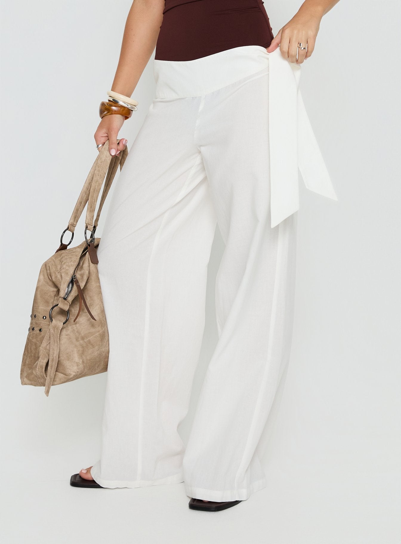 Wave Dancer Tie Pant White - Image 2