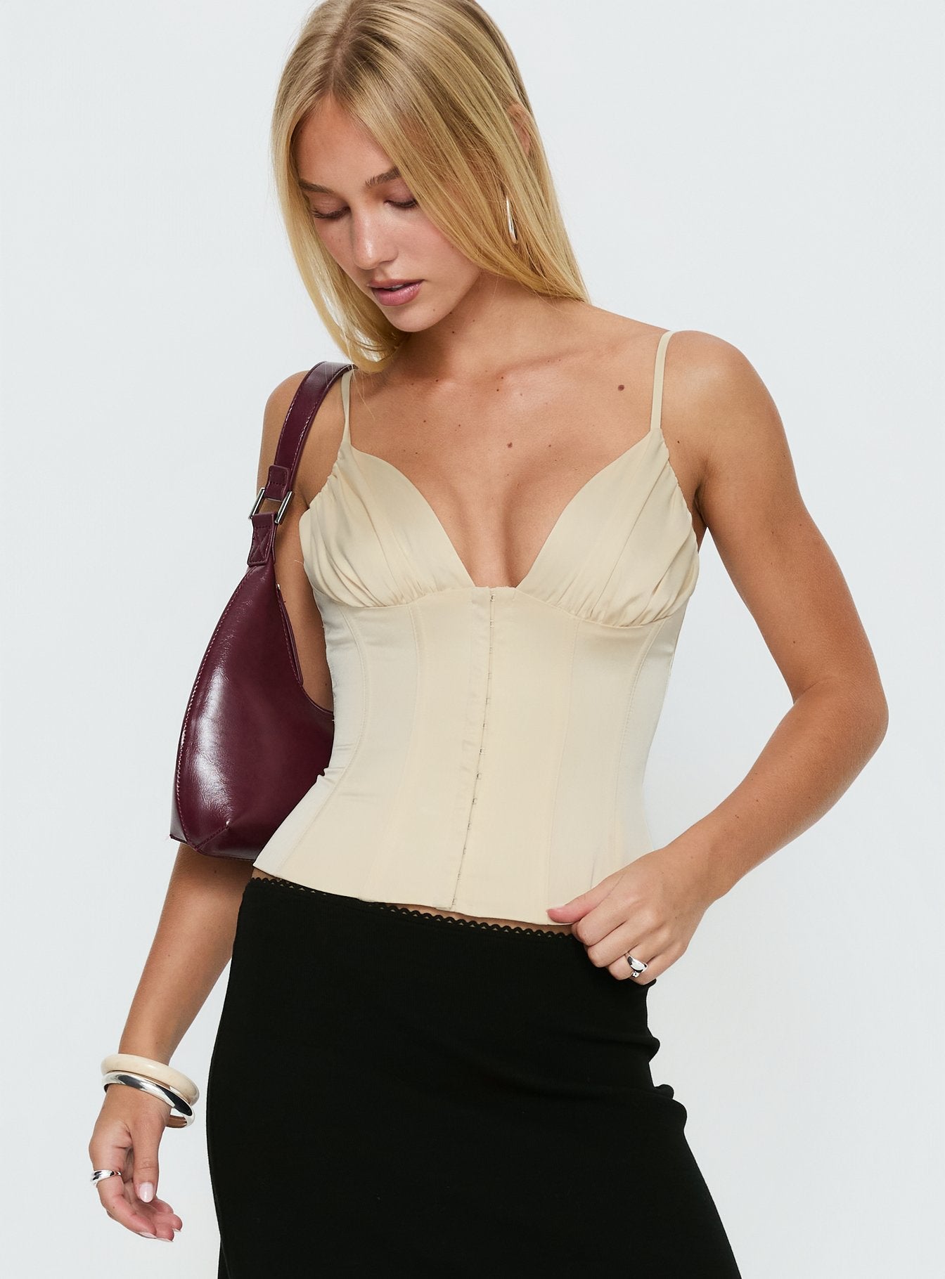 Scorsese Corset Top Champagne - Image 7