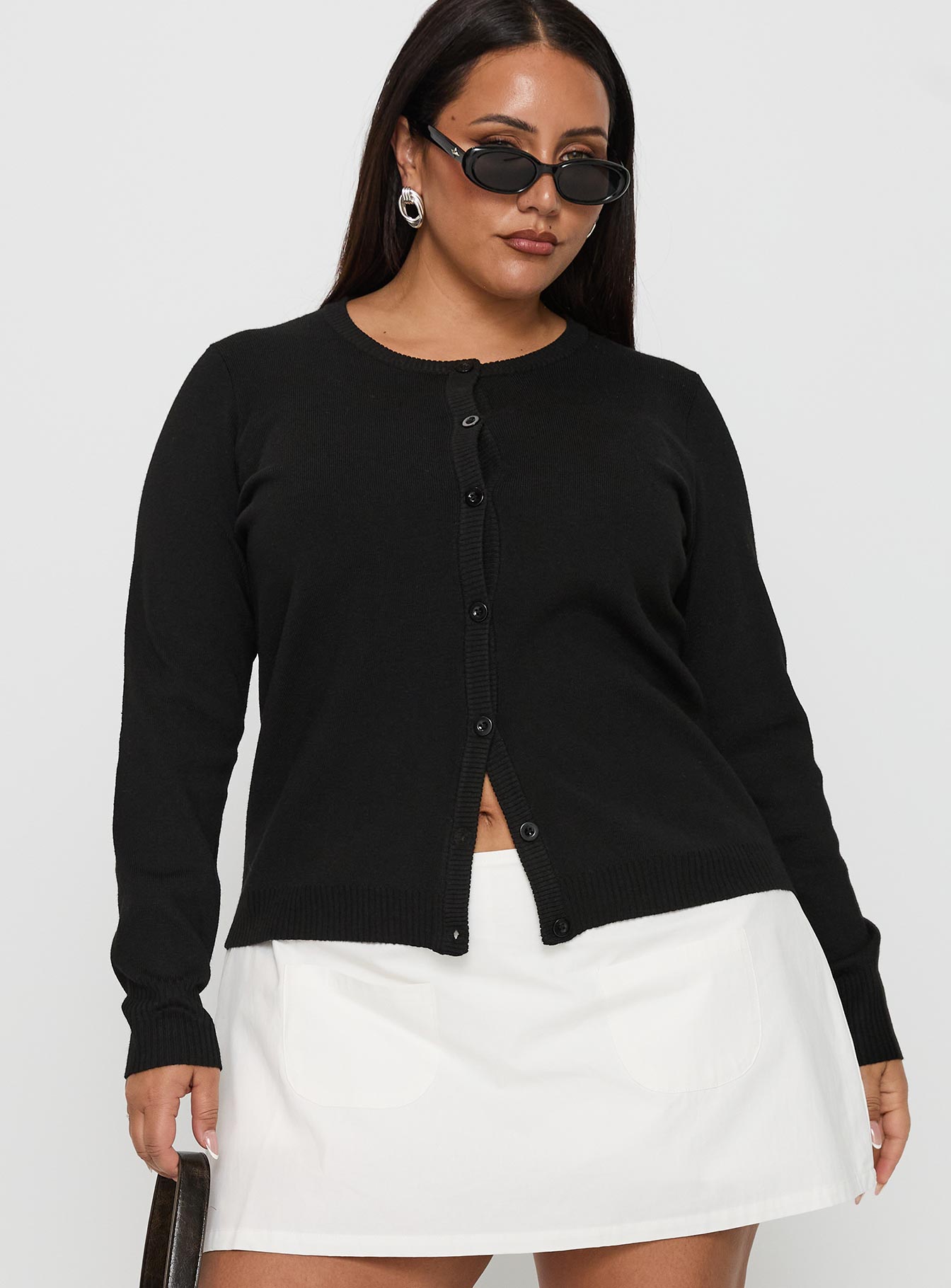Lauraine Cardigan Black Curve - Image 2