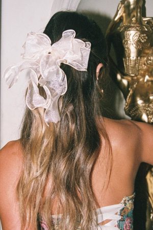 Linney Hair Bow Beige