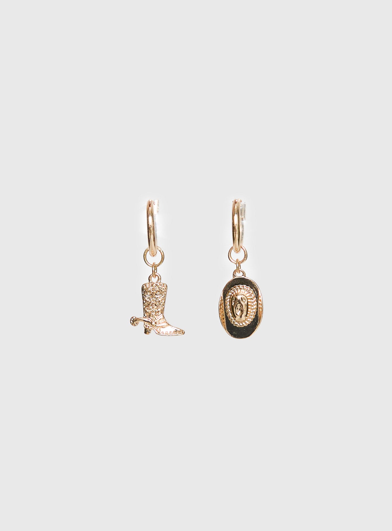 Oh Howdy Earrings Gold - Image 2