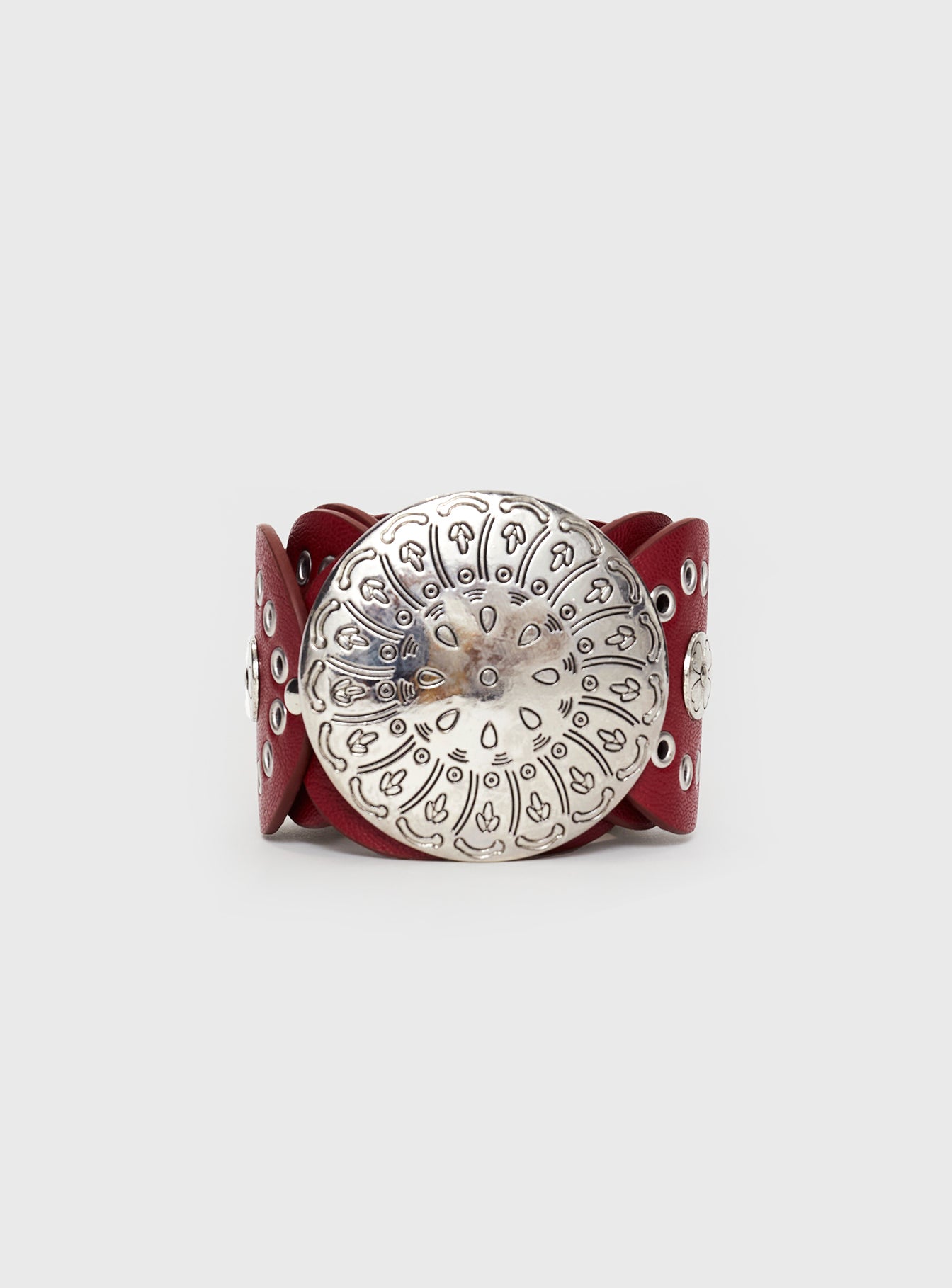 Karelle Belt Burgundy - Image 2