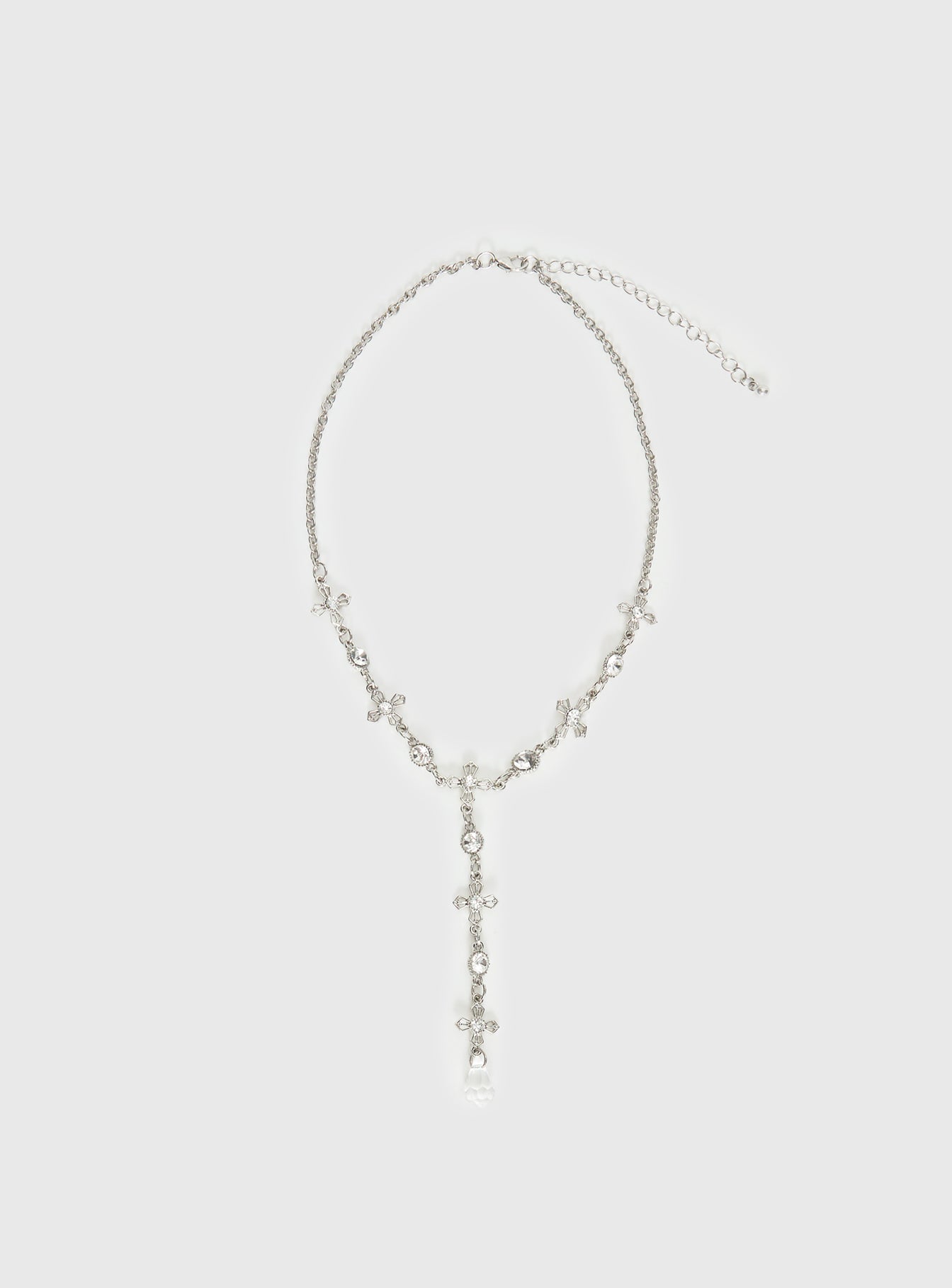 Ellasyn Y Necklace Silver - Image 2