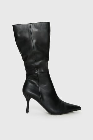 Elodiee Knee High Boots Black