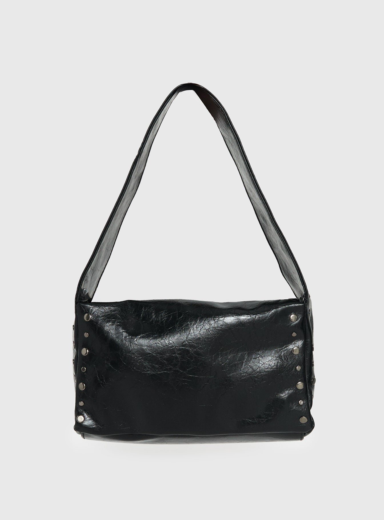 Kaiser Stud Detail Shoulder Bag Black - Image 2