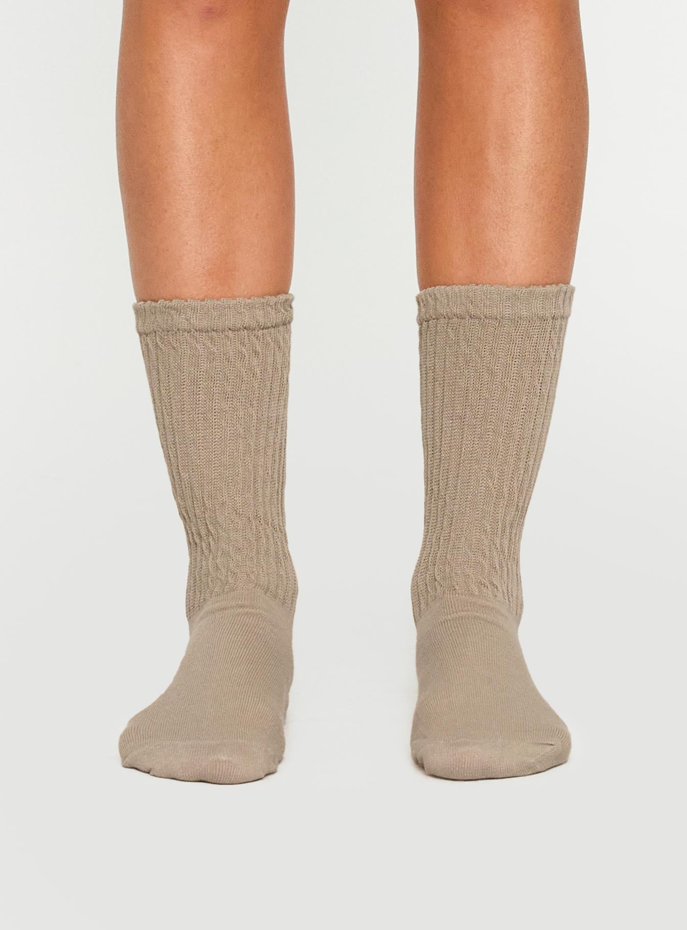 Back Around Socks Oat - Image 2