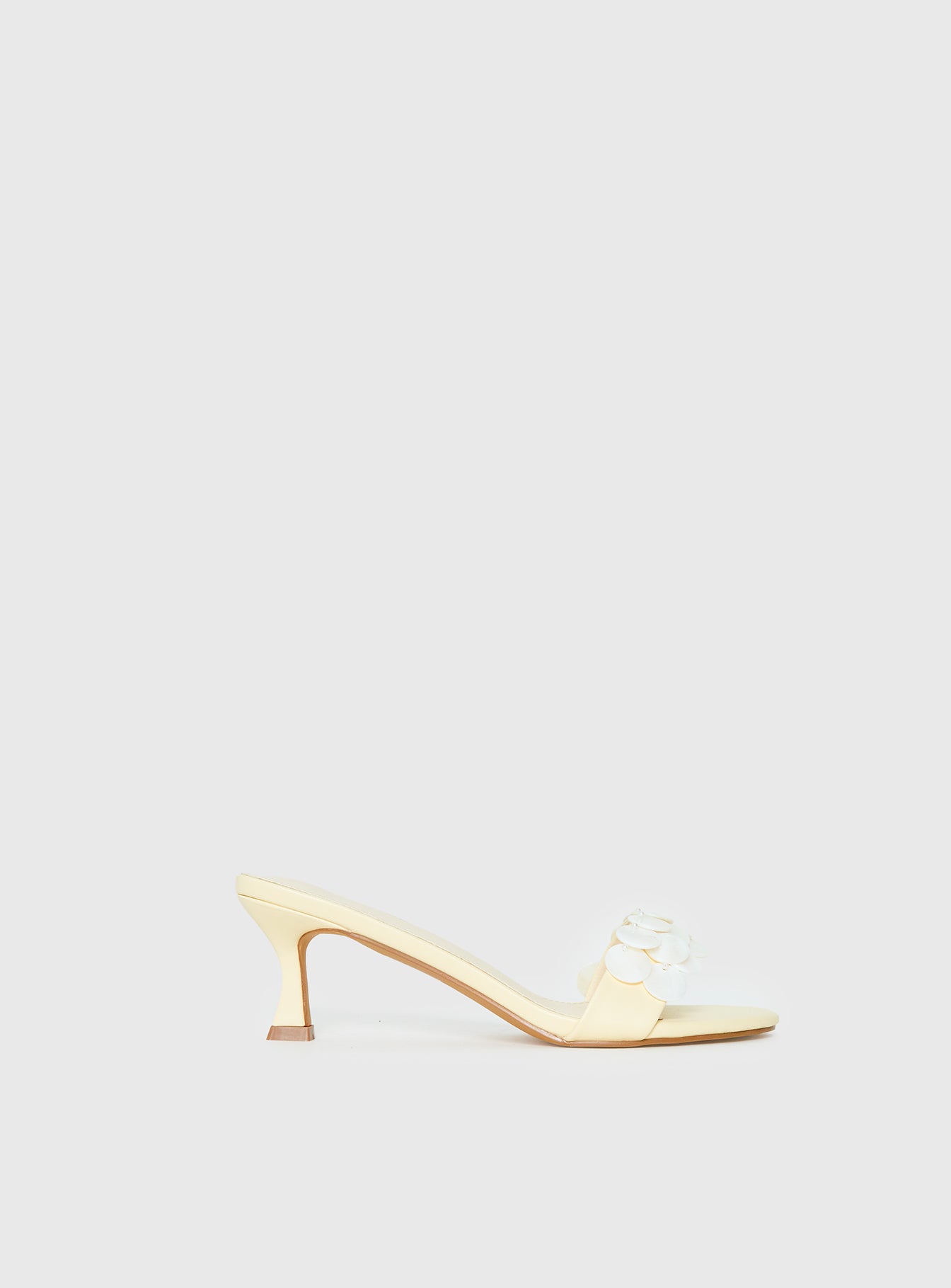 Early Pop Sequin Heels Yellow - Image 2
