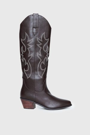 Billini Urson Boots Chocolate / White