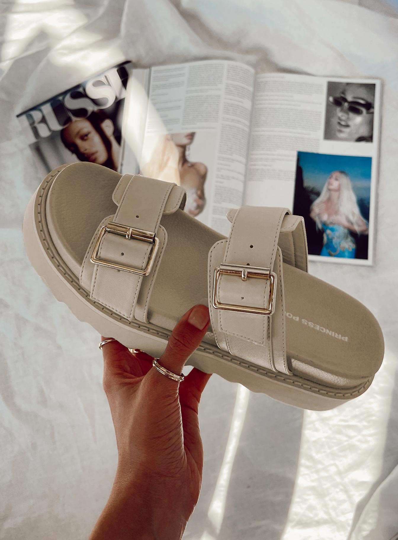 Ma Belle Sandals Cream - Image 5