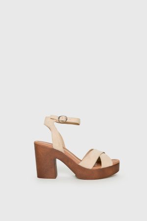Therapy Camellia Heels Cashew