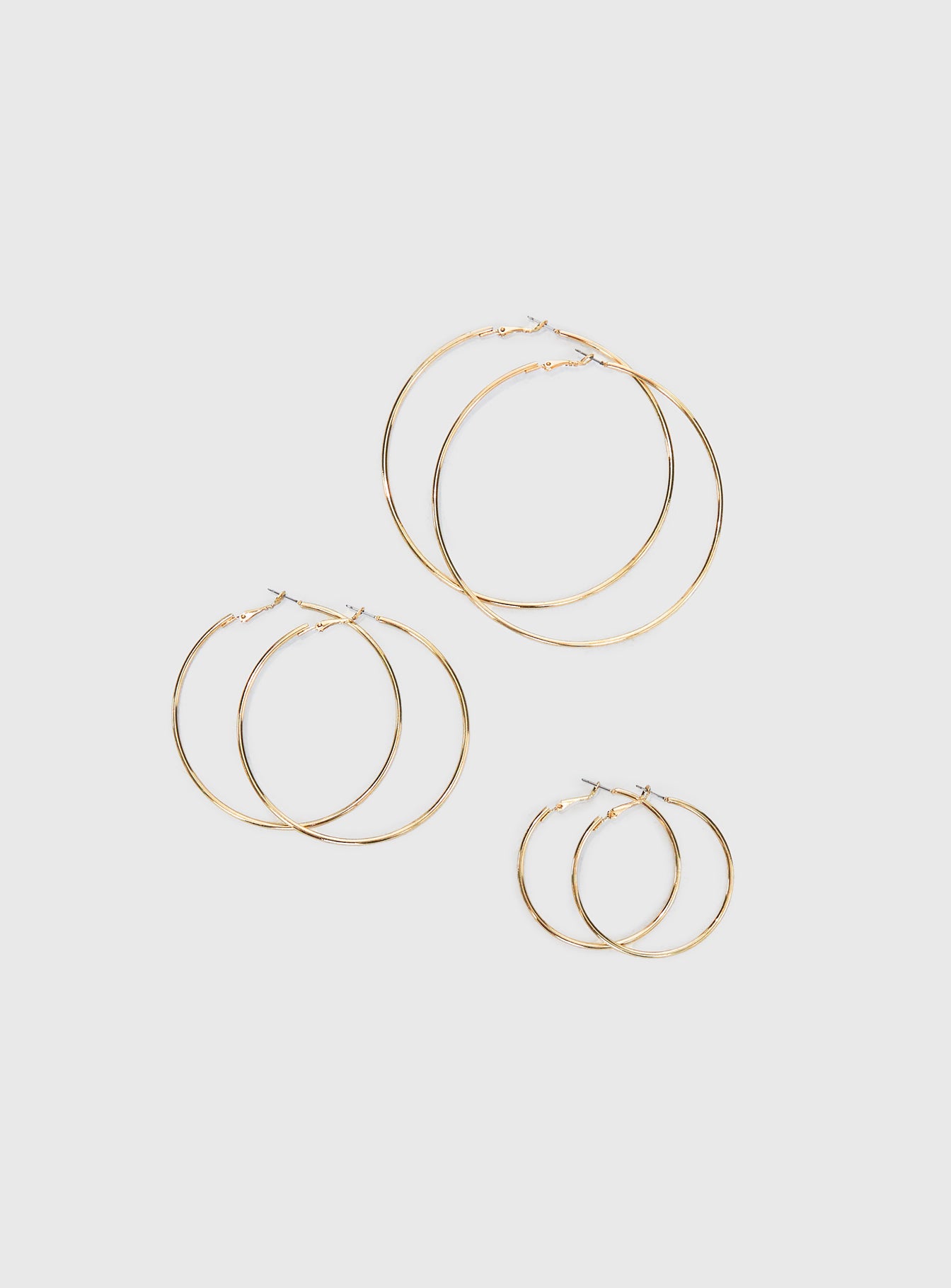Guessing Game Hoop Earring Pack Gold - Image 2