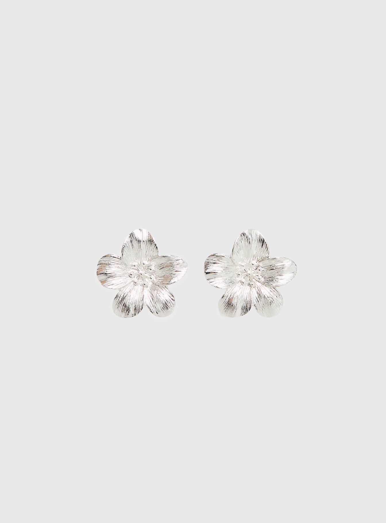 Posie Earrings Silver - Image 2