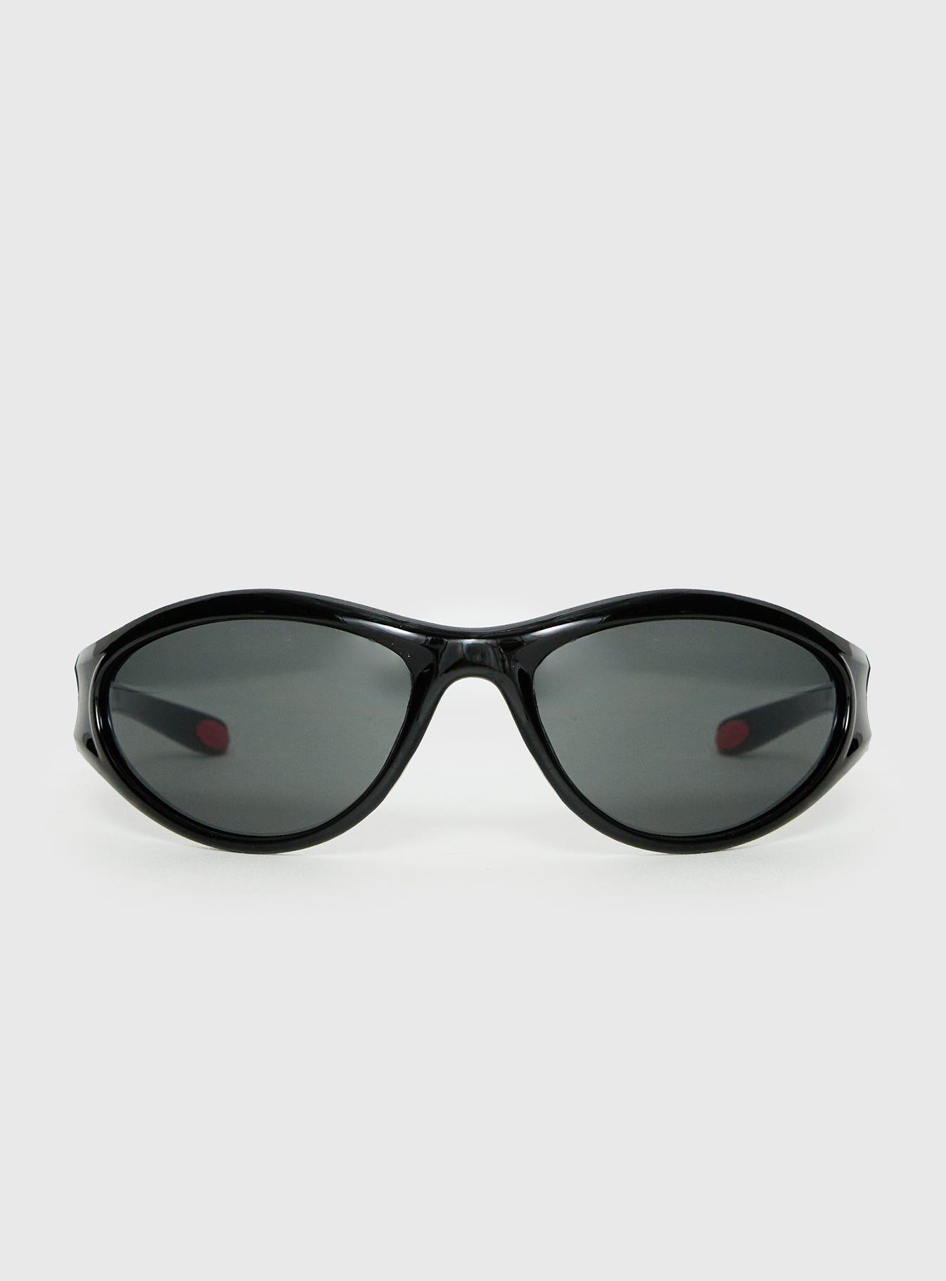 Counterpart Wrap Around Sunglasses Black - Image 2