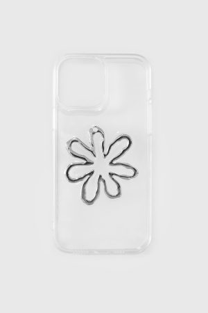 Blink Twice iPhone Case Clear / Silver