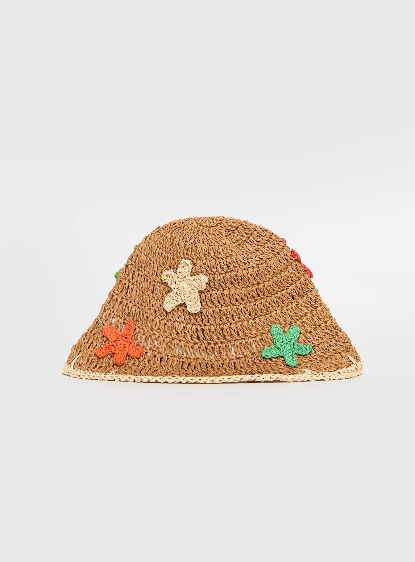 Blossomia Rattan Bucket Hat Tan - Image 2