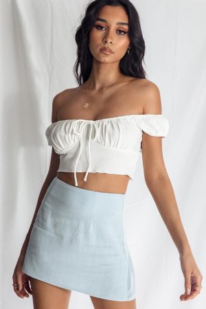 Selby Mini Skirt Blue