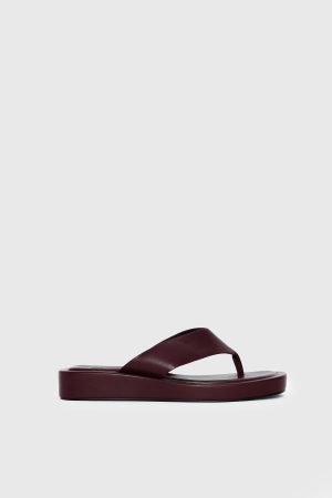 Tampa Sandals Burgundy